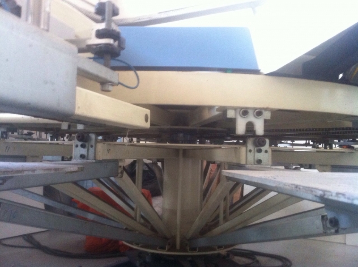 Carrossel Serigrafico Automatic TAS HAWK 12E+Estufa Metalnox