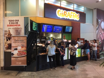 Restaurante em Shopping Center