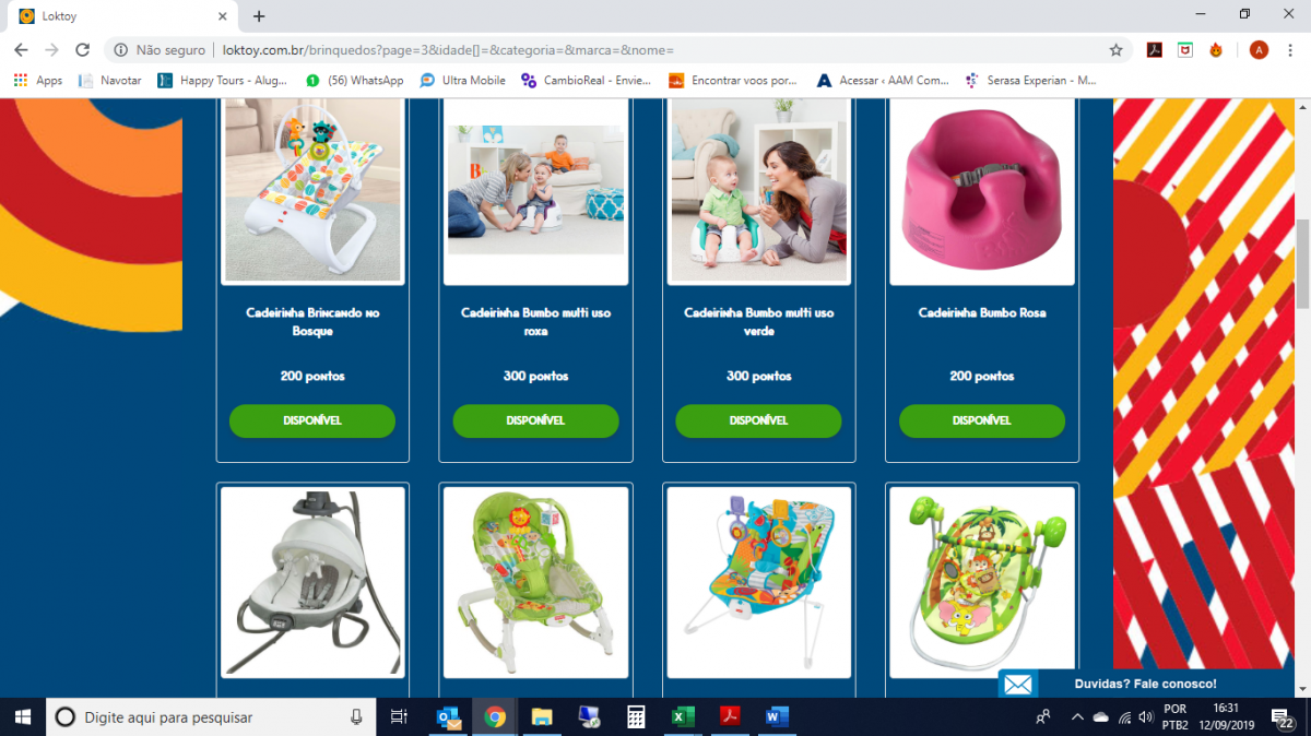 Vendo empresa online aluguel brinquedo em Recife