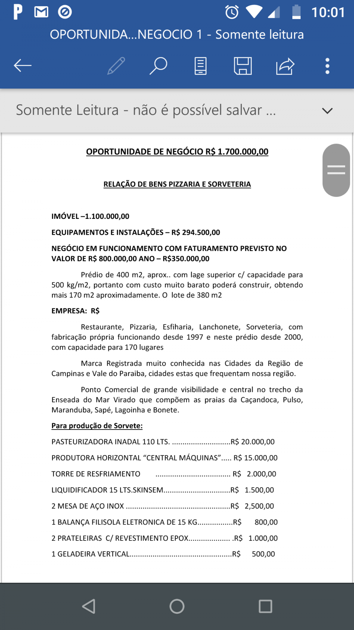 Oportunidade de negócio em Ubatuba