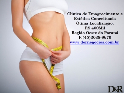 MAIOR CLINICA DE EMAGRECIMENTO E ESTÉTICA DO OESTE DO PARANA.