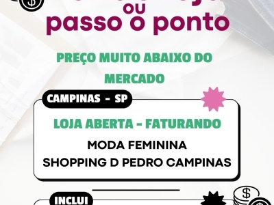 Urgente  -  Vendo loja ou passo o ponto