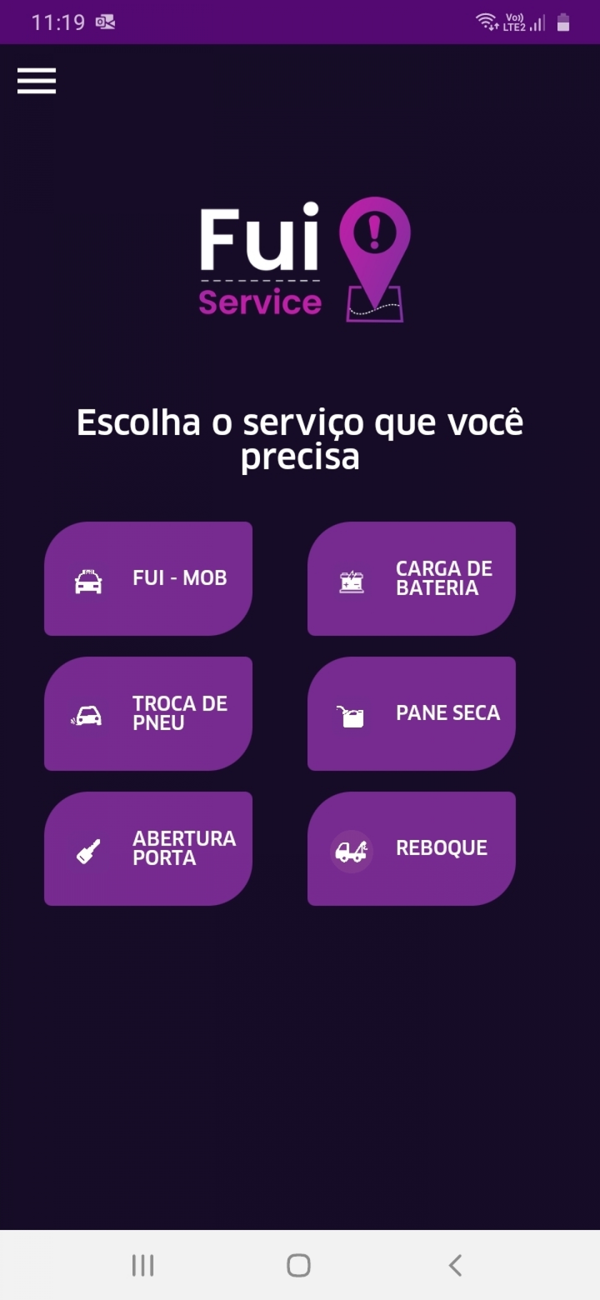 Empresa com aplicativo assistência seguros automotivos