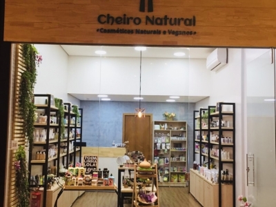 Loja de cosméticos naturais e vegano 