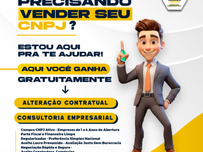 VENDA DE EMPRESAS - CNPJ 24h. 