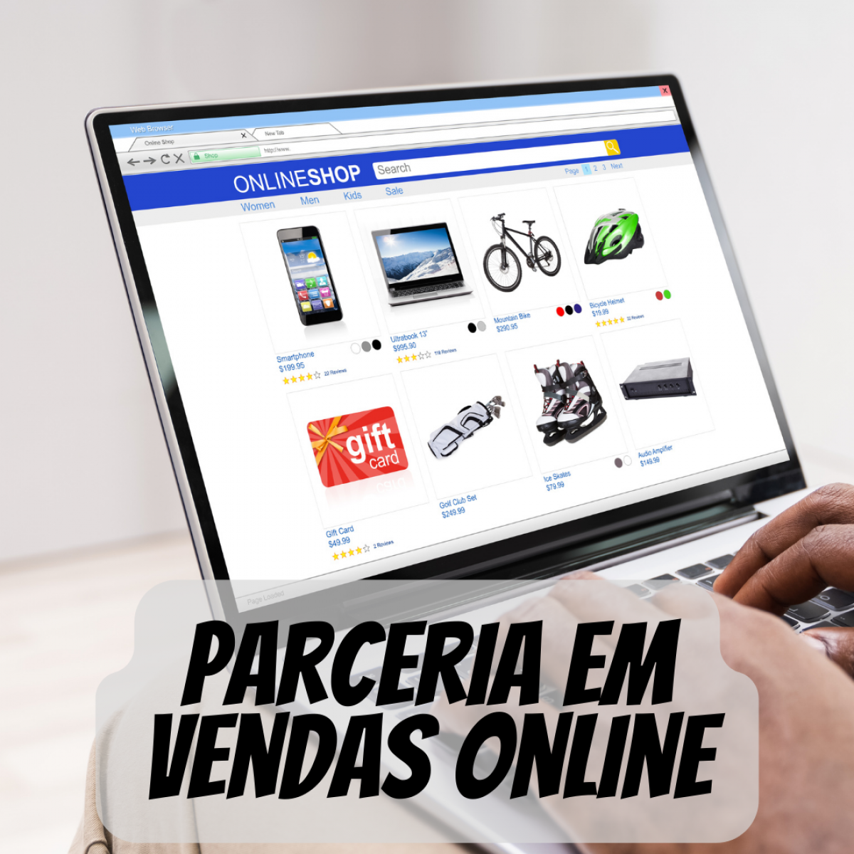 Gestão de Marketplace, Venda de produtos fisicos na Internet Parceria em Vendas online.