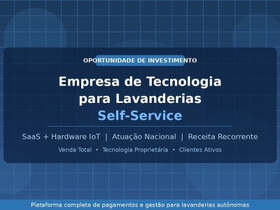 Empresa de Tecnologia para Lavanderias Self-Service em São Paulo