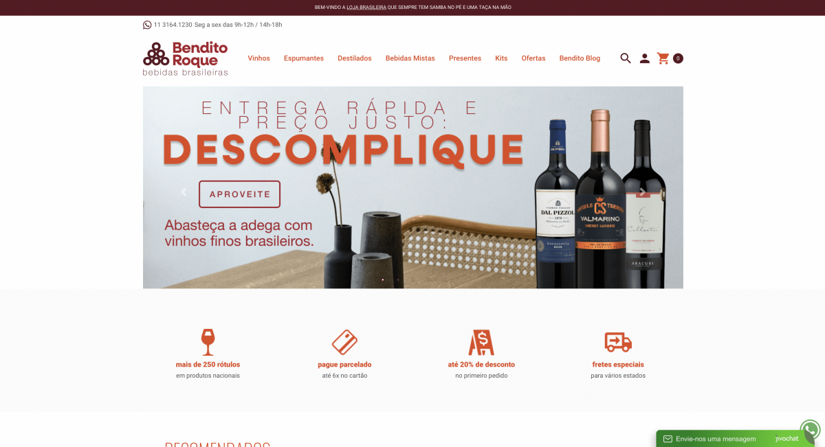 E-commerce de bebidas