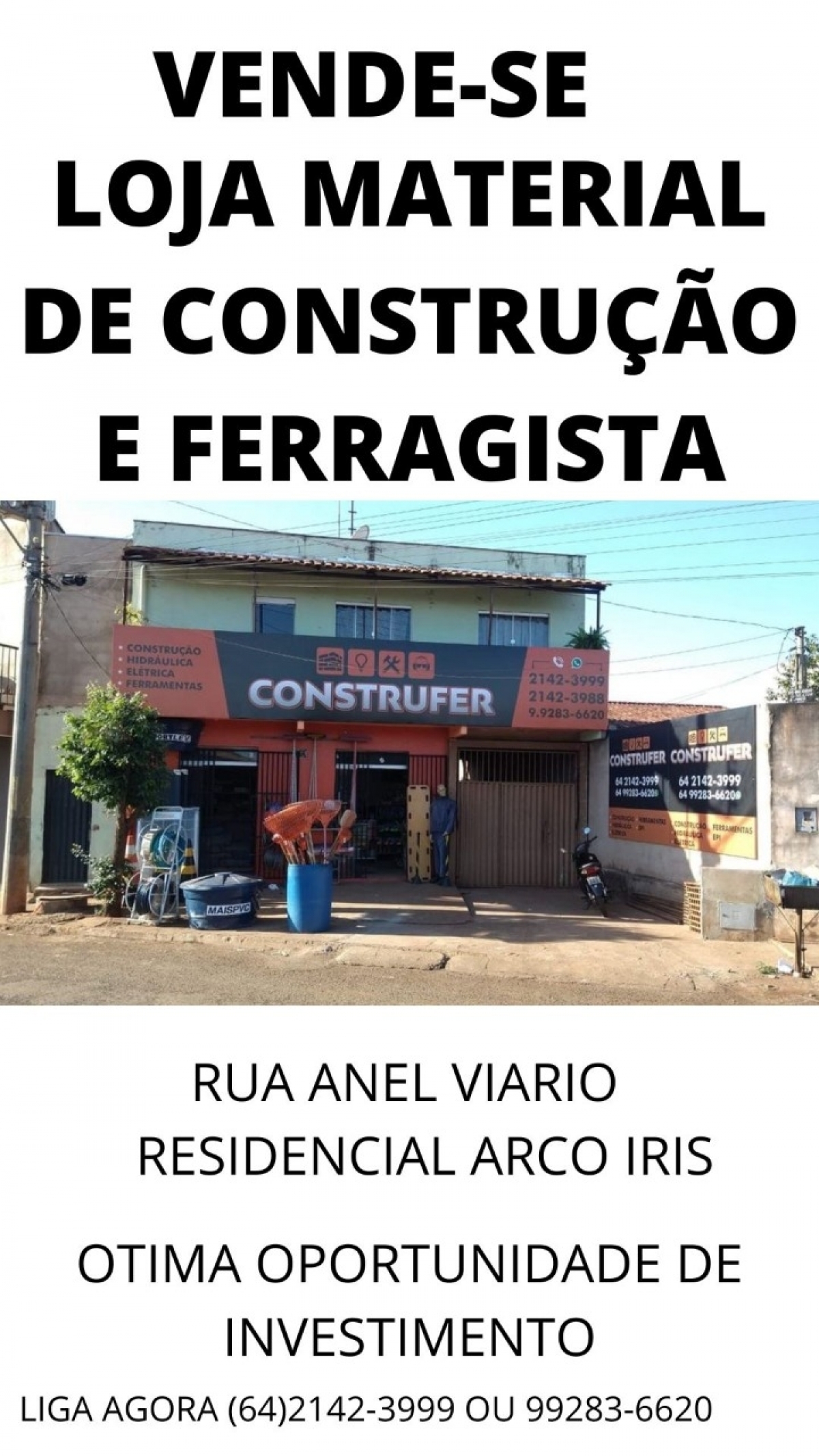 Loja material de construção  à Venda