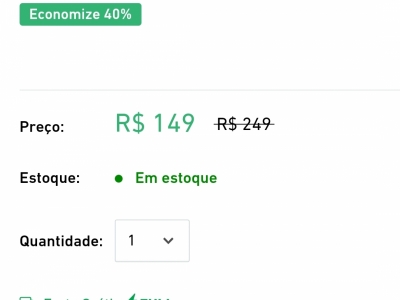 Vendo loja com faturamento líquido de 5 mil reais por mês.