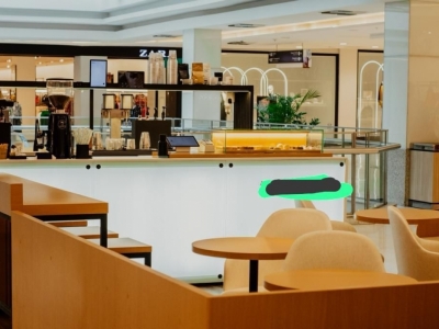 Cafeteria to go minimalista no shopping recife