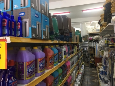 Loja de produtos para higiene, limpeza e utilidades domésticas.