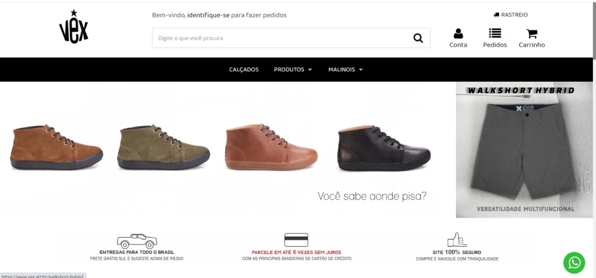 e-commerce moda masculina à Venda