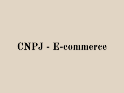 CNPJ - E-commerce