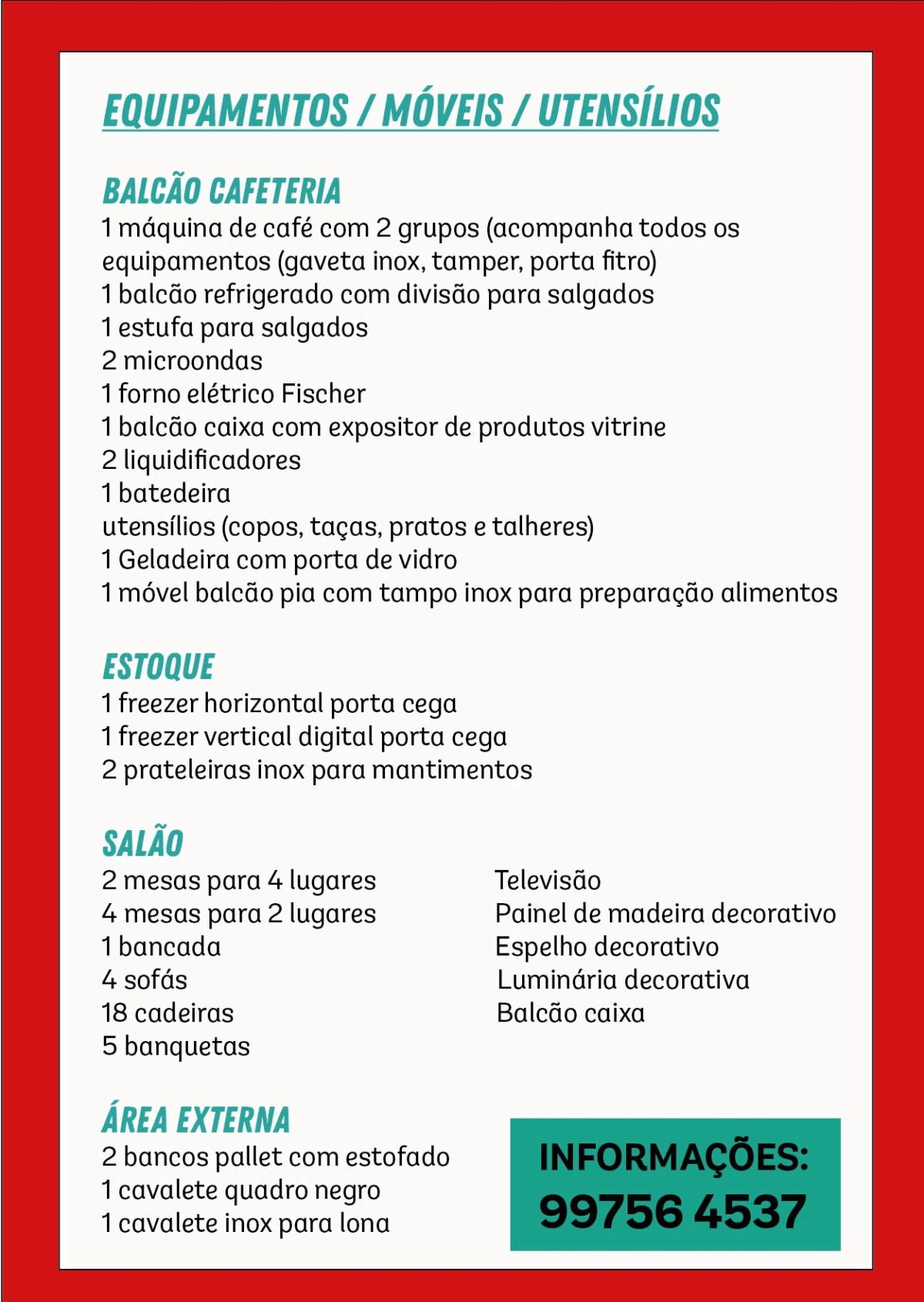 Venda Cafeteria Tradicional há 10 anos no Centro de Novo Hamburgo