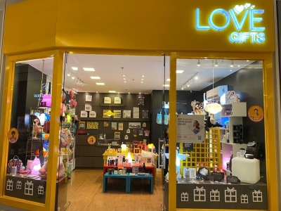 LOVE GIFTS - FRANQUIA DE PRESENTES CRIATIVOS ( ÁGUAS CLARAS SHOPPING - BRASÍLIA )