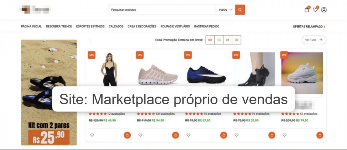 Agência de Marketplace + Marketplace próprio + Sistema de marketplaces