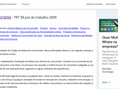 Site de Questões de Concursos - pontueconcursos.com.br