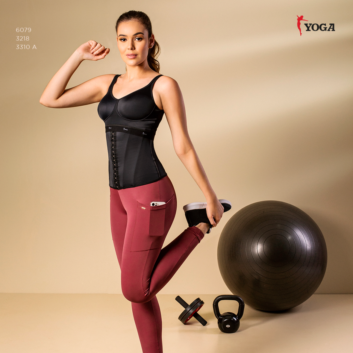 Cinta Fitness Yoga - 3218 - Seu Modelador Yoga