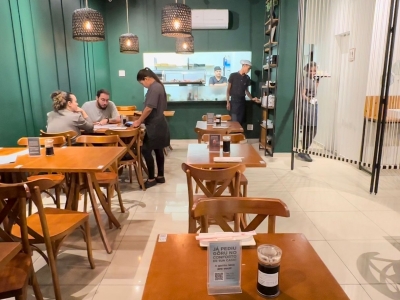 Restaurante japonês na Tijuca em pleno funcionamento