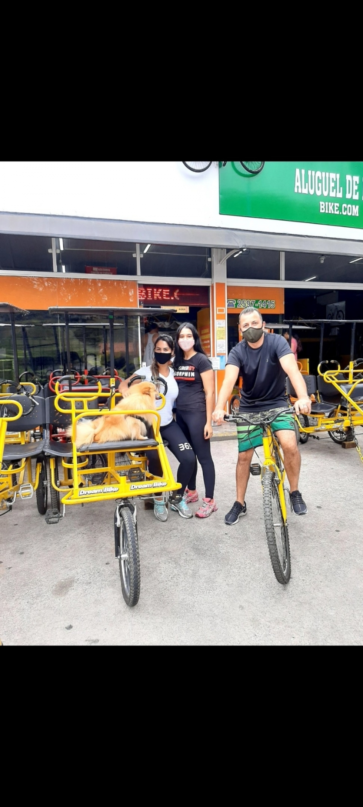 Aluguel de bicicletas e triciclos