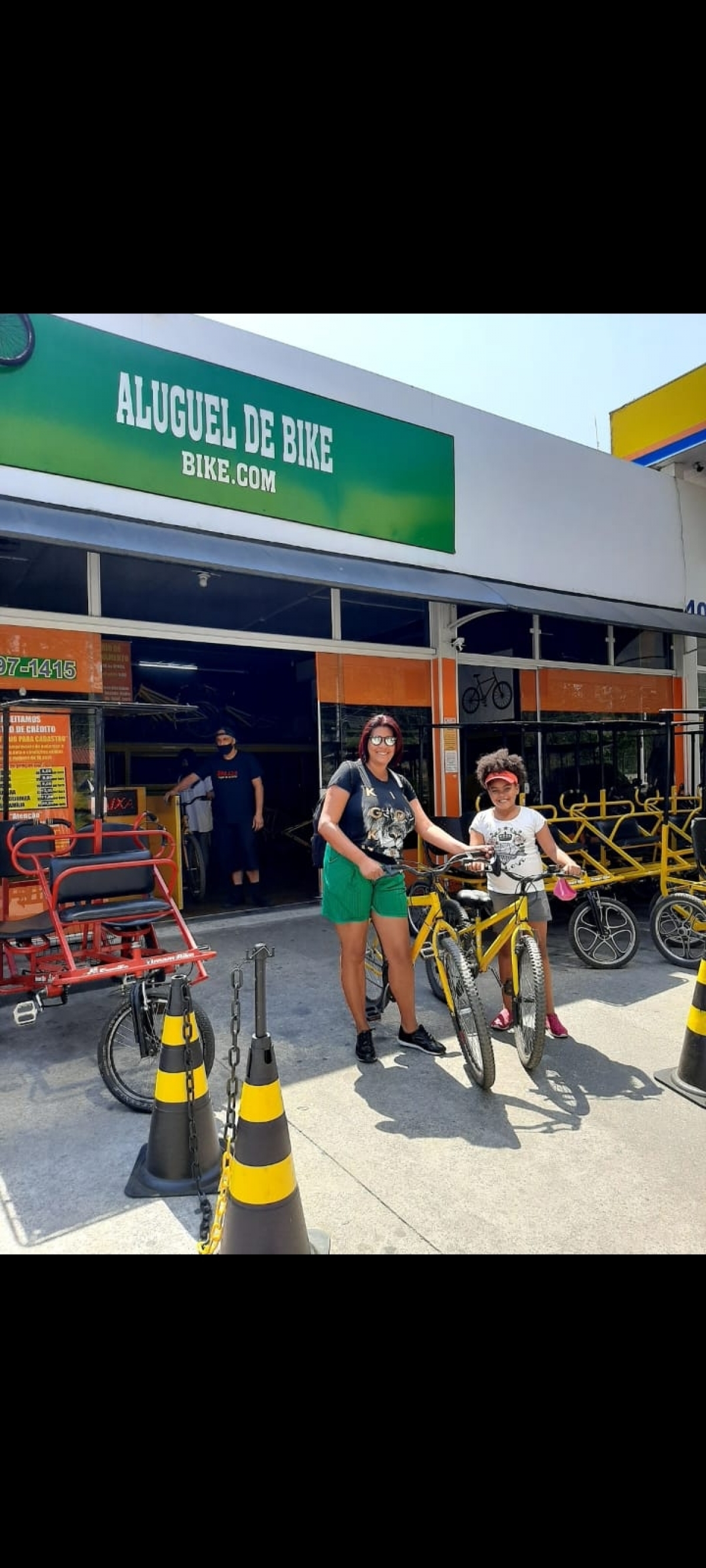 Aluguel de bicicletas e triciclos