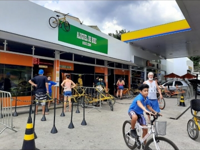 Aluguel de bicicletas e triciclos