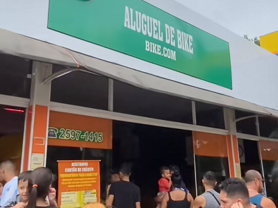 Loja de aluguel de bike e triciclos 