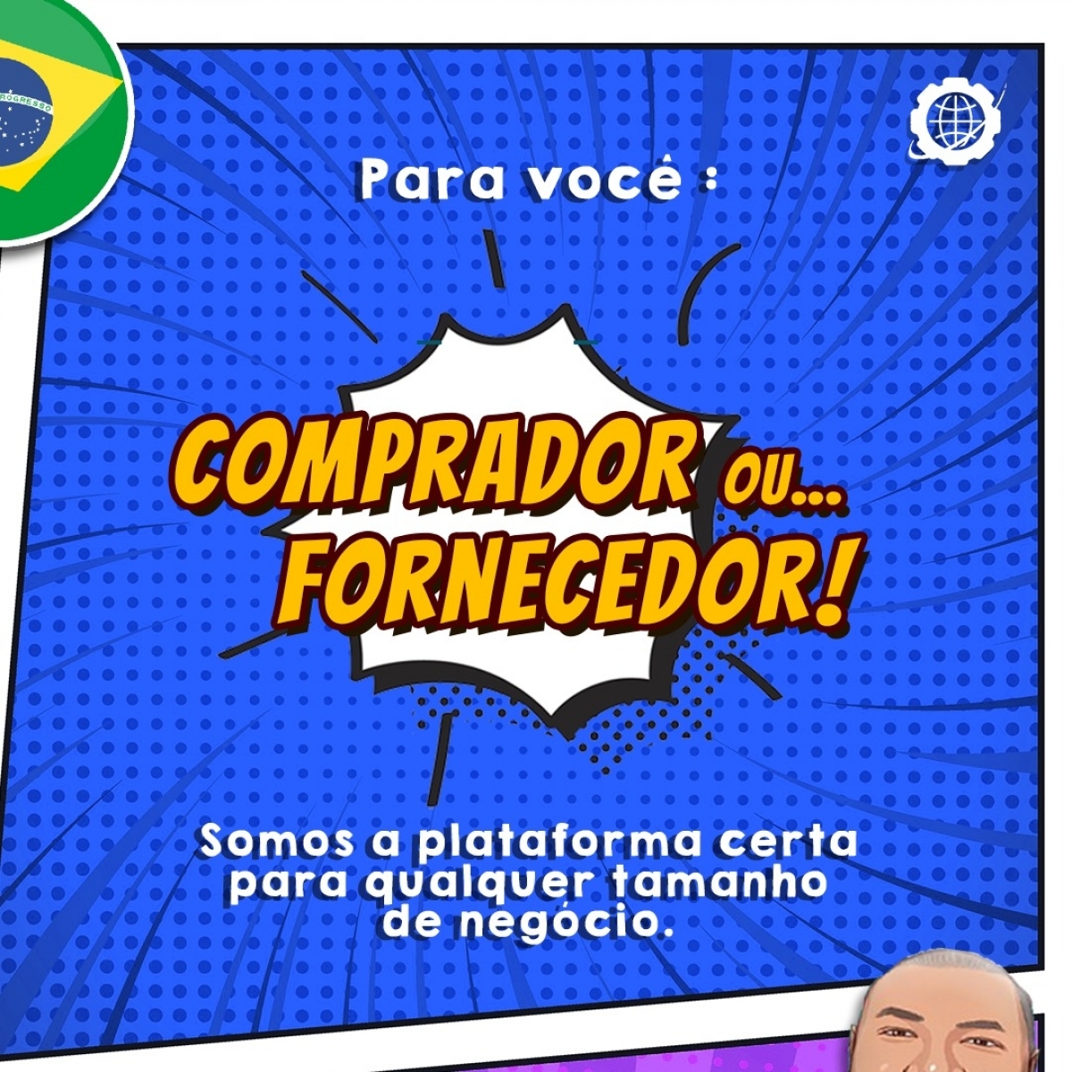 Somos uma plataforma de tecnologia de negócios B2B Conectando Clientes e Fornecedores de Produtos e Serviços a a nível Brasil. 
