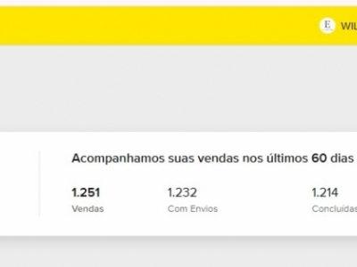 Venda de Conta Mercado Livre Líder Gold com Full Ativo - Faturamento Médio R$ 75.000/mês - Reputação Impecável.