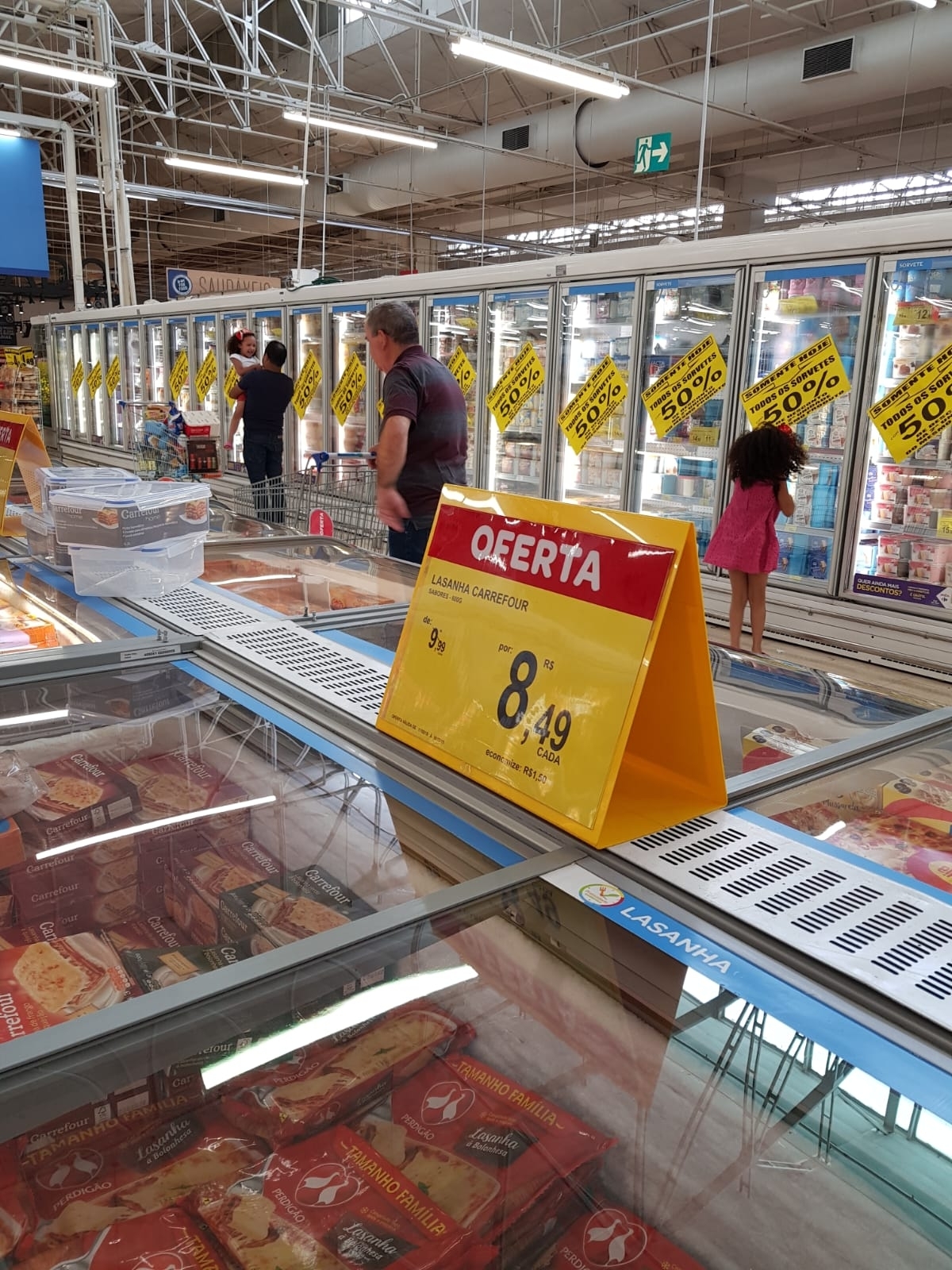 Comunicação Visual para Hiper e super mercados Carrefour