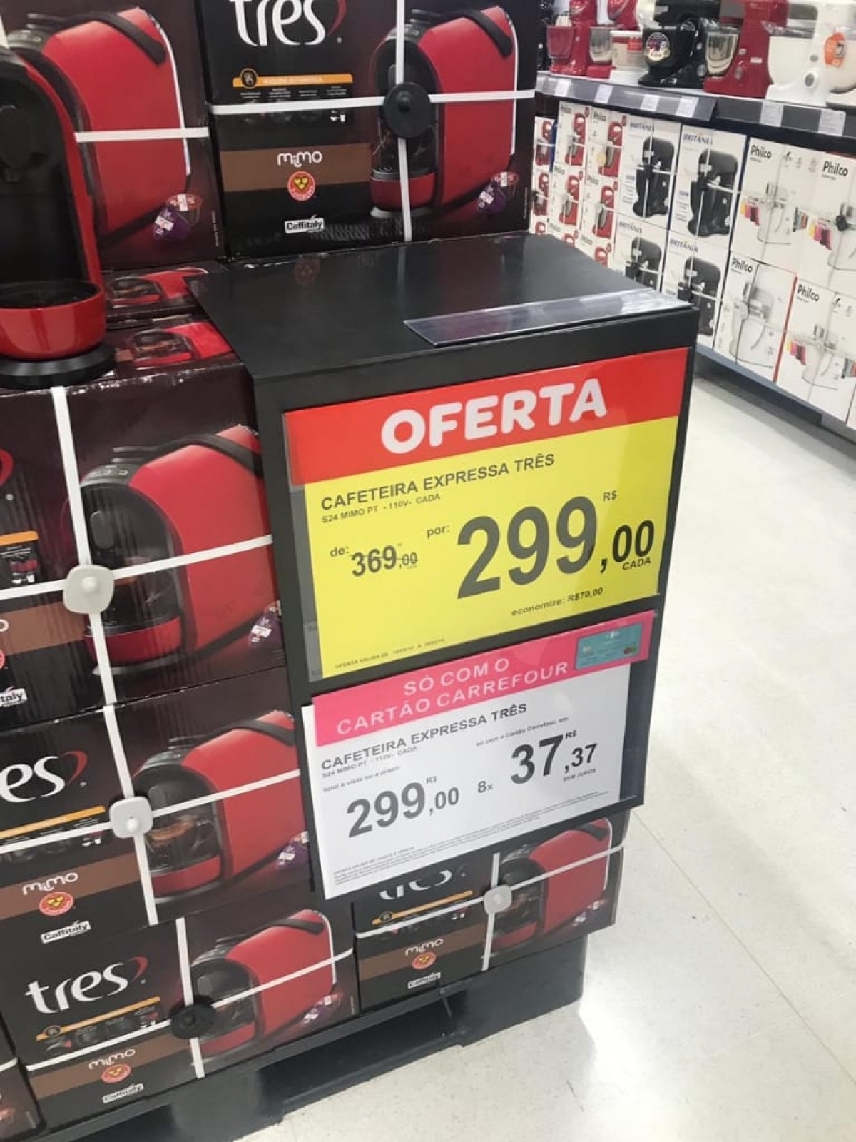 Comunicação Visual para Hiper e super mercados Carrefour
