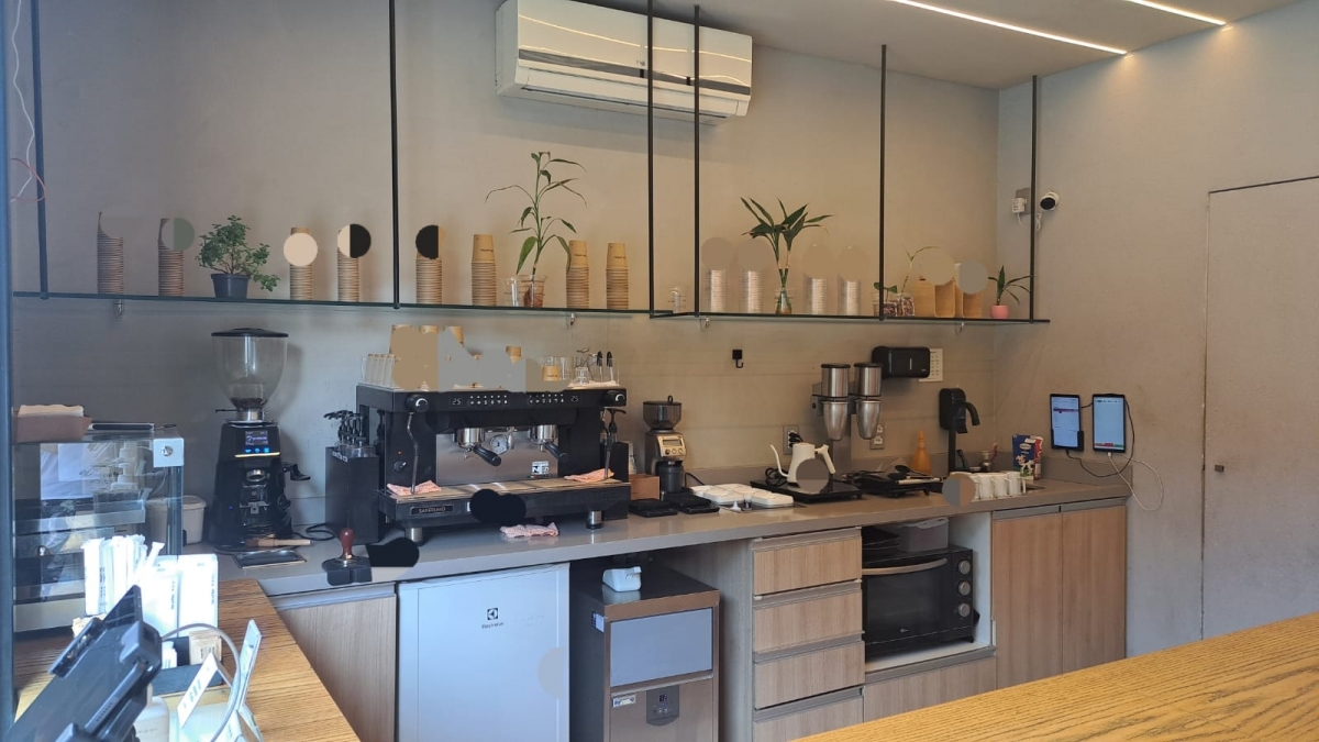 Estrutura pronta para cafeteria/milk shake/salgados/bolos