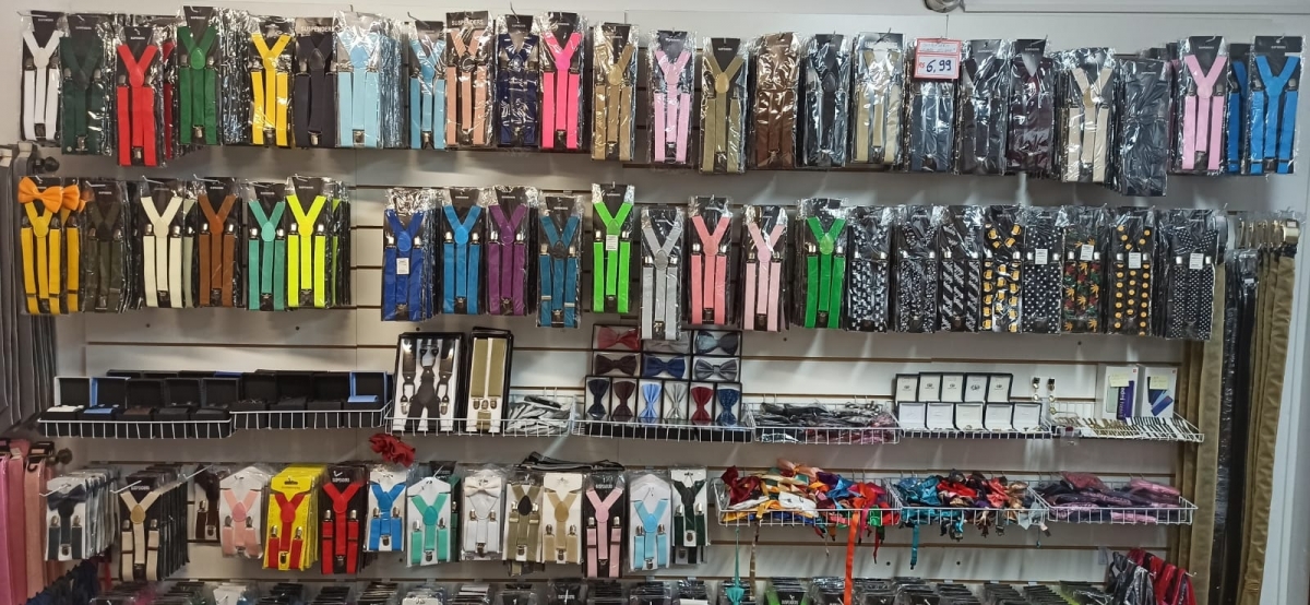 Loja, Atacado e e-commerce especializada em gravatas, suspensório e camisa