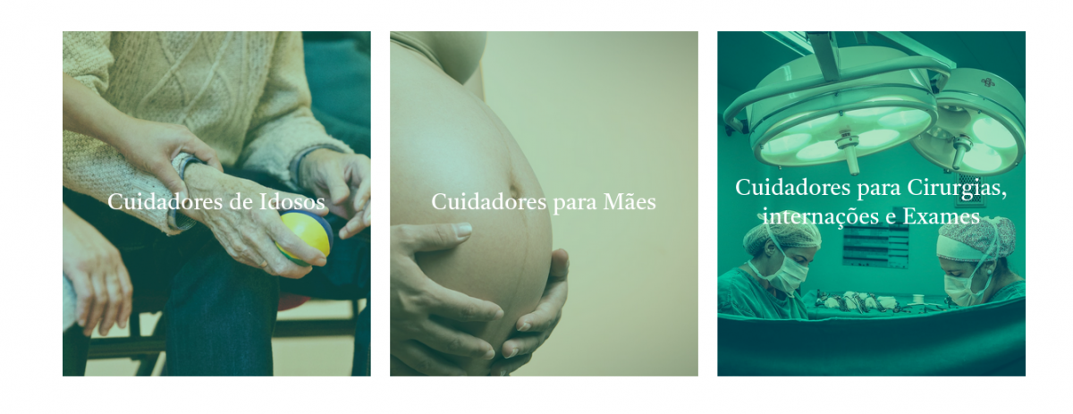 Empresa de cuidadores enxuta e funcional