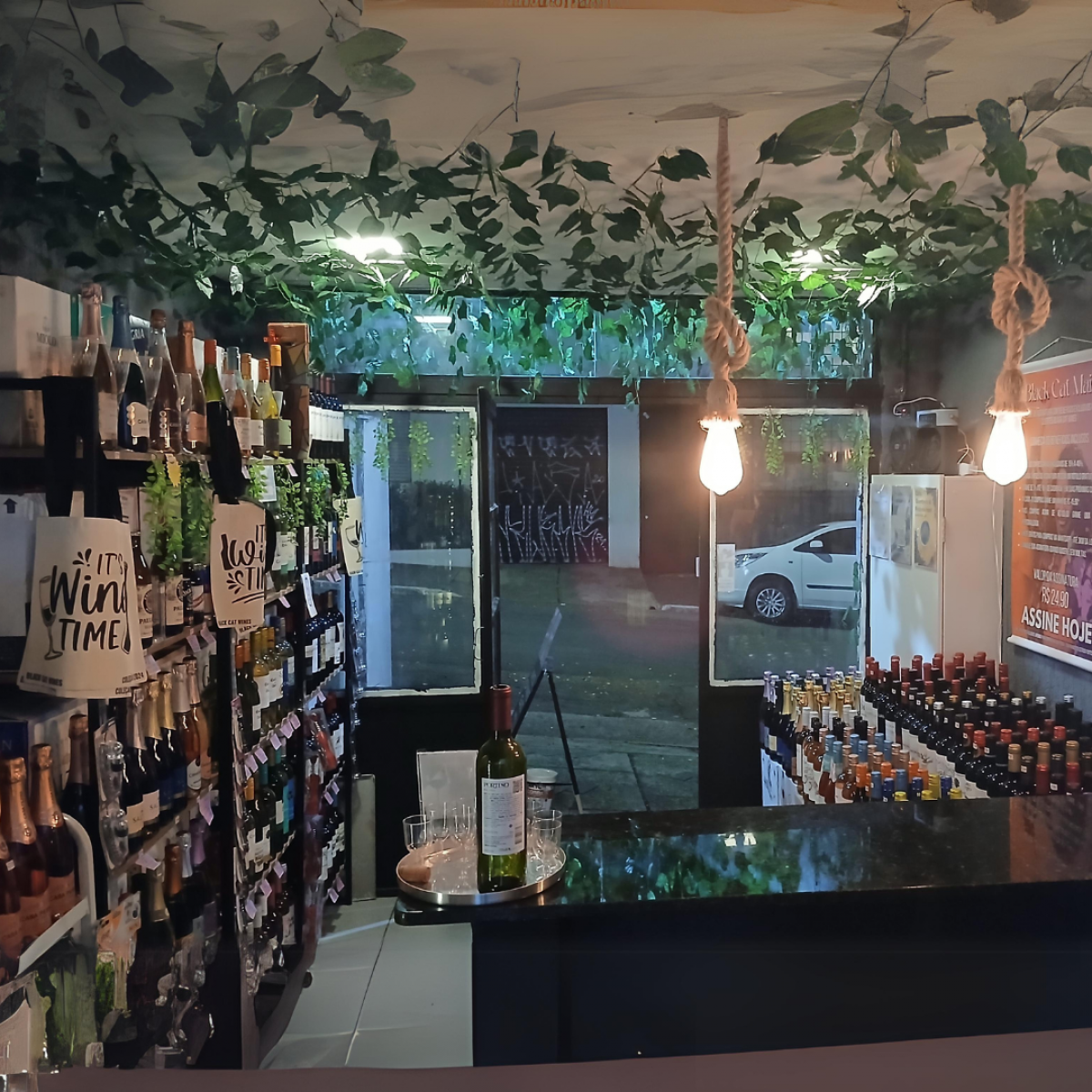 Loja de Vinhos Fisica e Loja no Ifood  Bairro Santa Cecilia