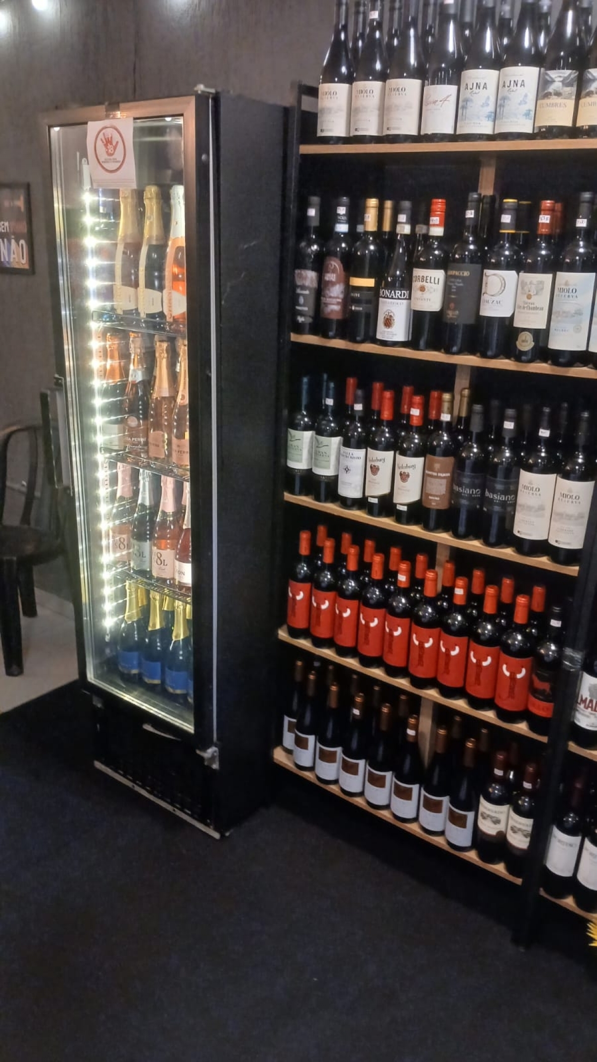 Loja de Vinhos Fisica e Loja no Ifood  Bairro Santa Cecilia