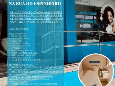 Oportunidade – Clínica de Estética completa no Espinheiro