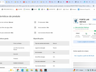 MERCADO LIVRE PLATINUM