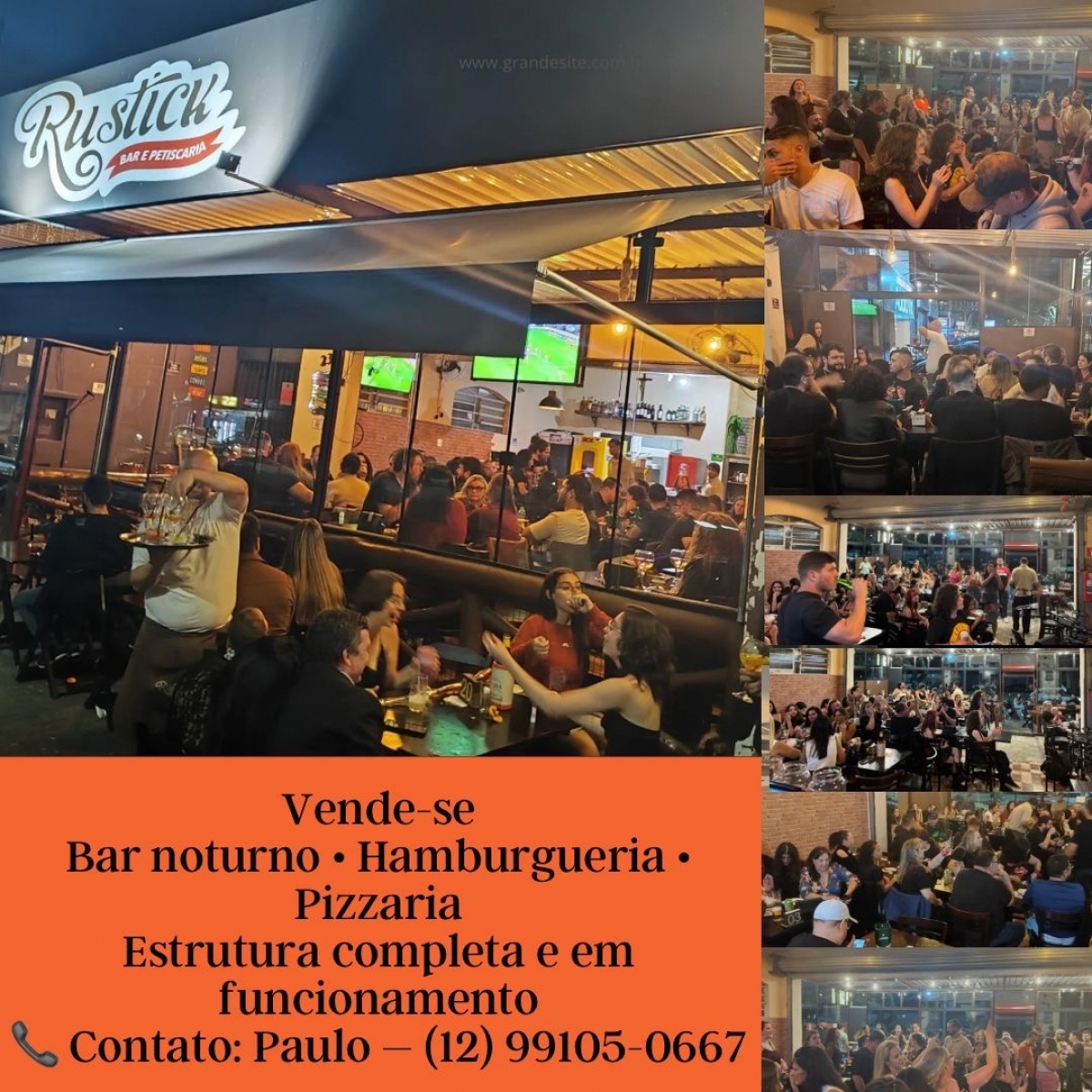Bar noturno, pizzaria e hambúrgueria 