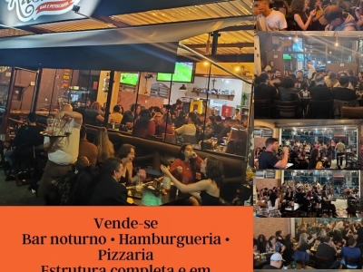 Bar noturno, pizzaria e hambúrgueria 
