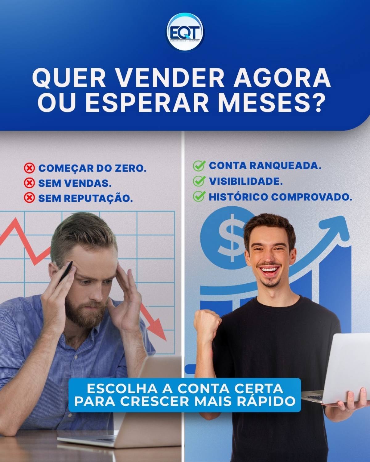 VENDA DE CONTA MERCADO LIVRE 