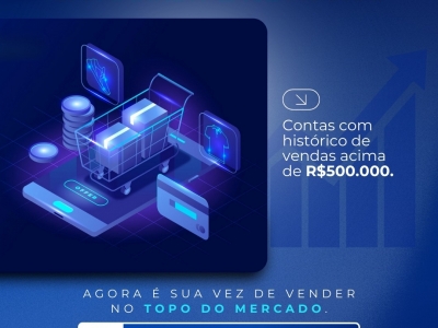VENDA DE CONTA MERCADO LIVRE 