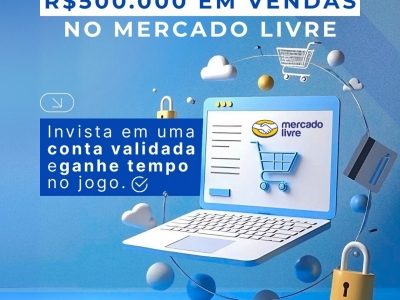 VENDA DE CONTA MERCADO LIVRE 