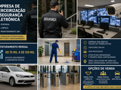Empresa de Terceirização de Serviços e Segurança Eletrônica.