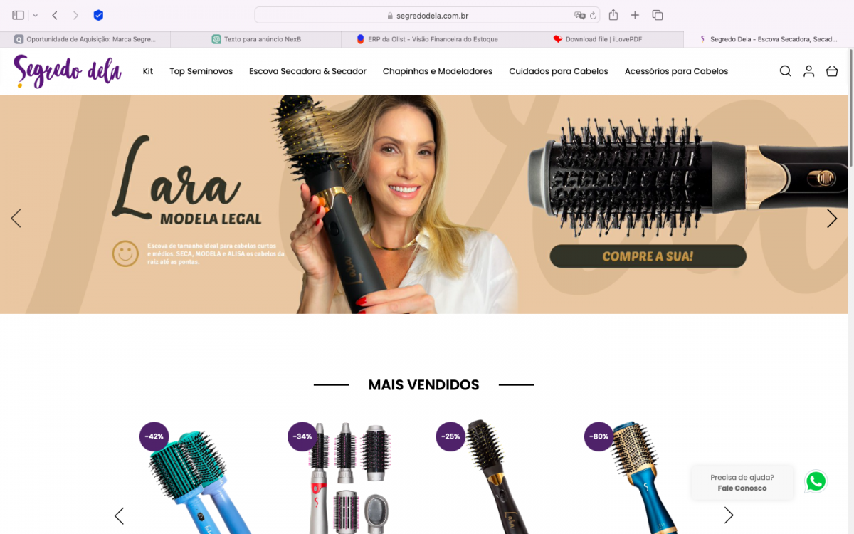 Oportunidade de Aquisição: Marca Segredo Dela – 6 Anos no Mercado de Beleza e Estilo