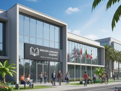 Escola de inglês (Na marca da em torno de 80 funcionários, nas minhas unidades em torno de 25-30)