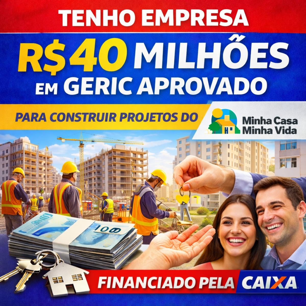 Vendo Construtora Gericada com 40 Milhões 