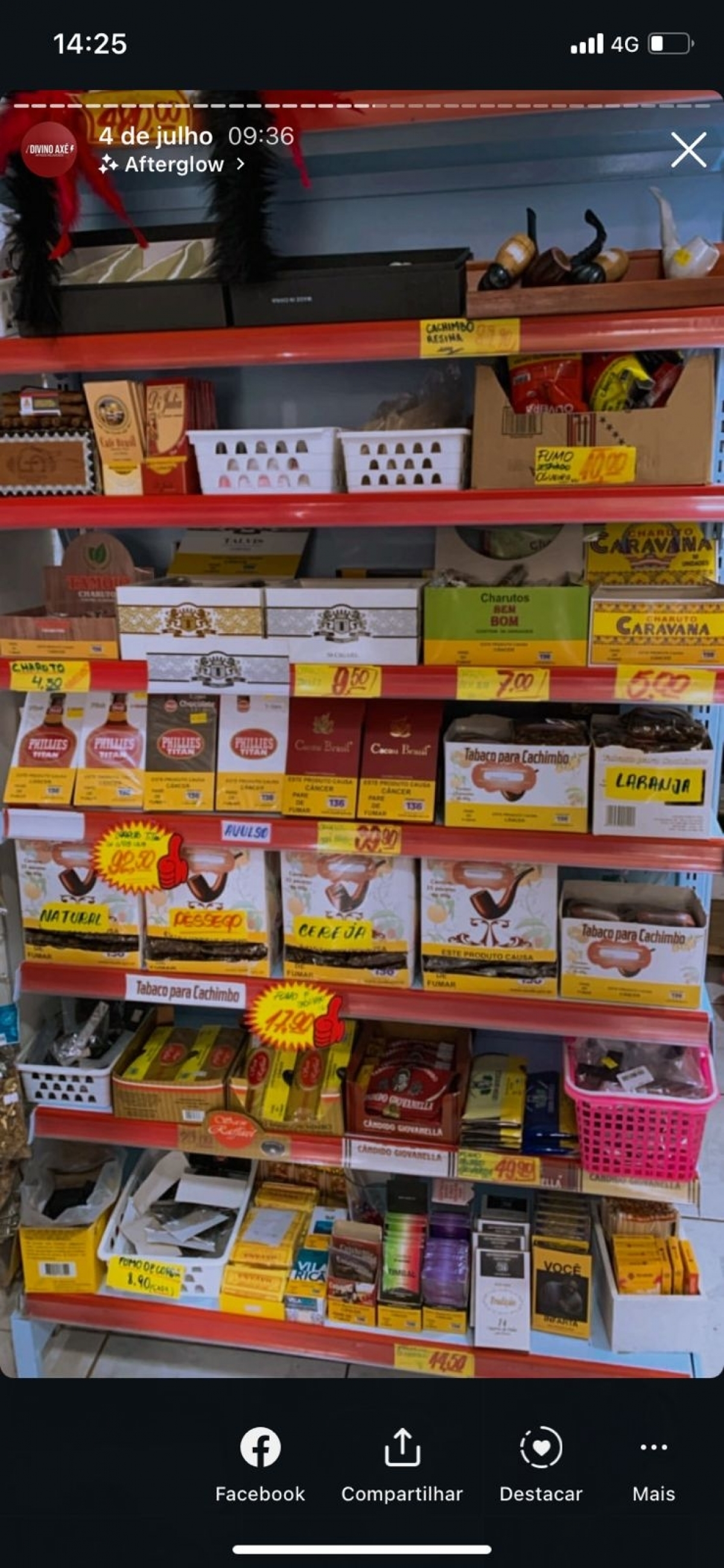 Estoque de Loja de Artigos Religiosos 