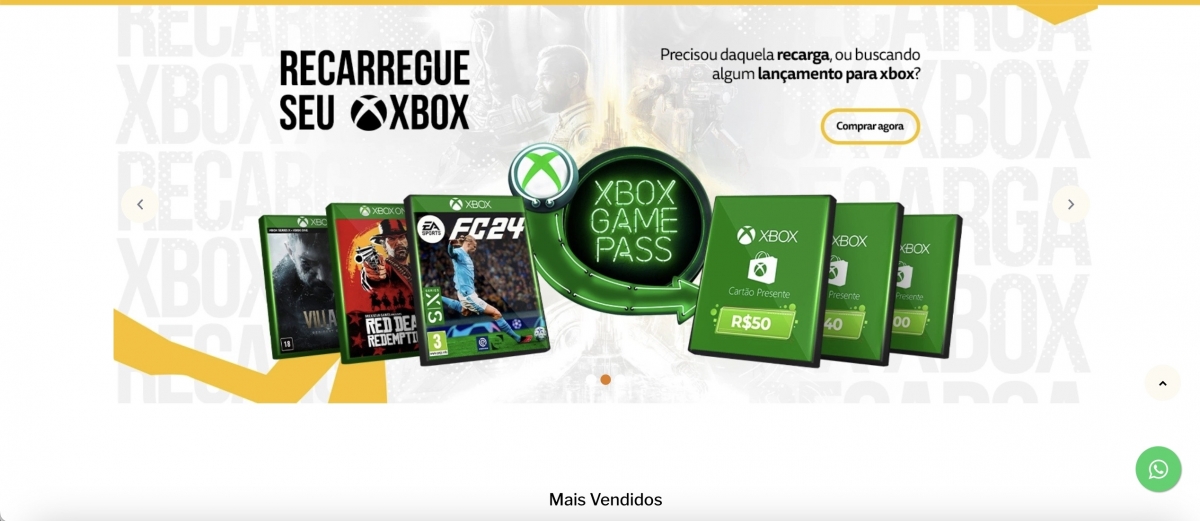 E-commerce no ramo de Gift Cards